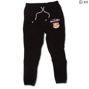 Black 3X Mens Strivers Row Brand New Joggers with Embroidered Design